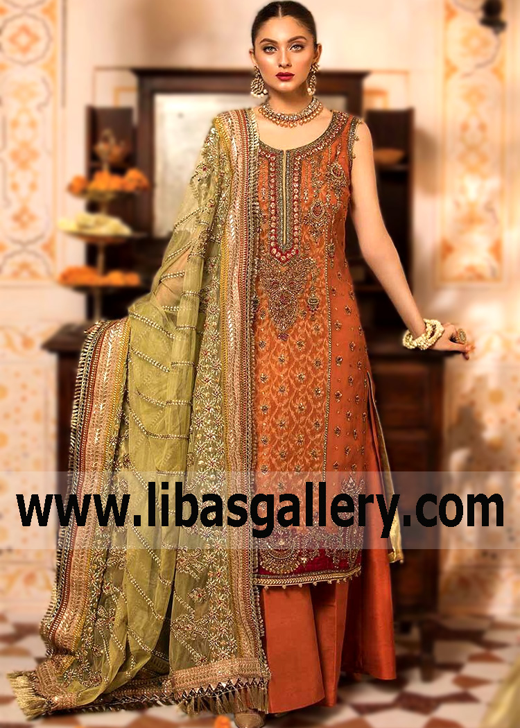 Pakistani Bridal Mehndi Dresses Kansas City Missouri MO US Pakistani Wedding Dresses for Special Occasion