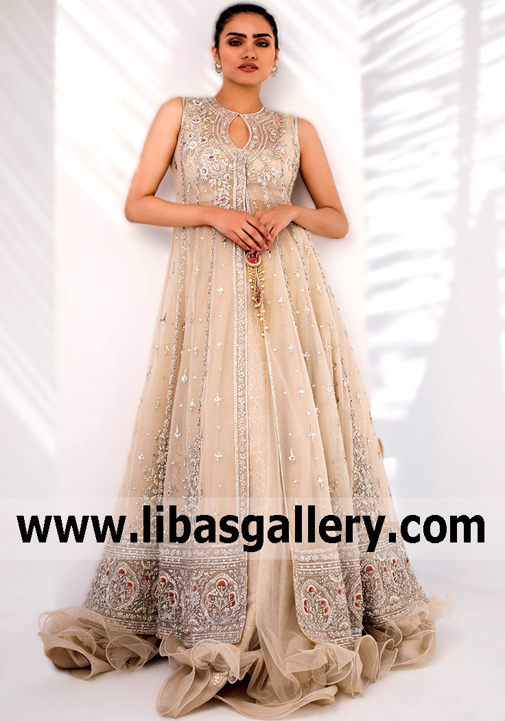 Designer Pishwas Frocks for Special Events Beverly Hills California CA USA Indian Bridal Anarkali Dresses