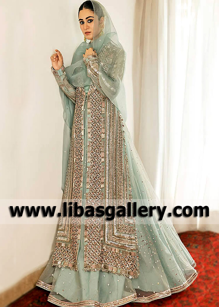 Hussain Rehar Bridal Jacket Lehenga Suit Houston Texas USA Latest Bridal Lehenga Suits Pakistan Hussain Rehar Bridal Jacket Lehenga Suit Houston Texas USA Latest Bridal Lehenga Suits Pakistan
