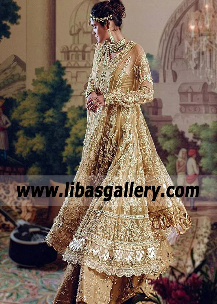 Latest Bridal Anarkali Suit for Wedding Party Ithaca New York USA Elan ...