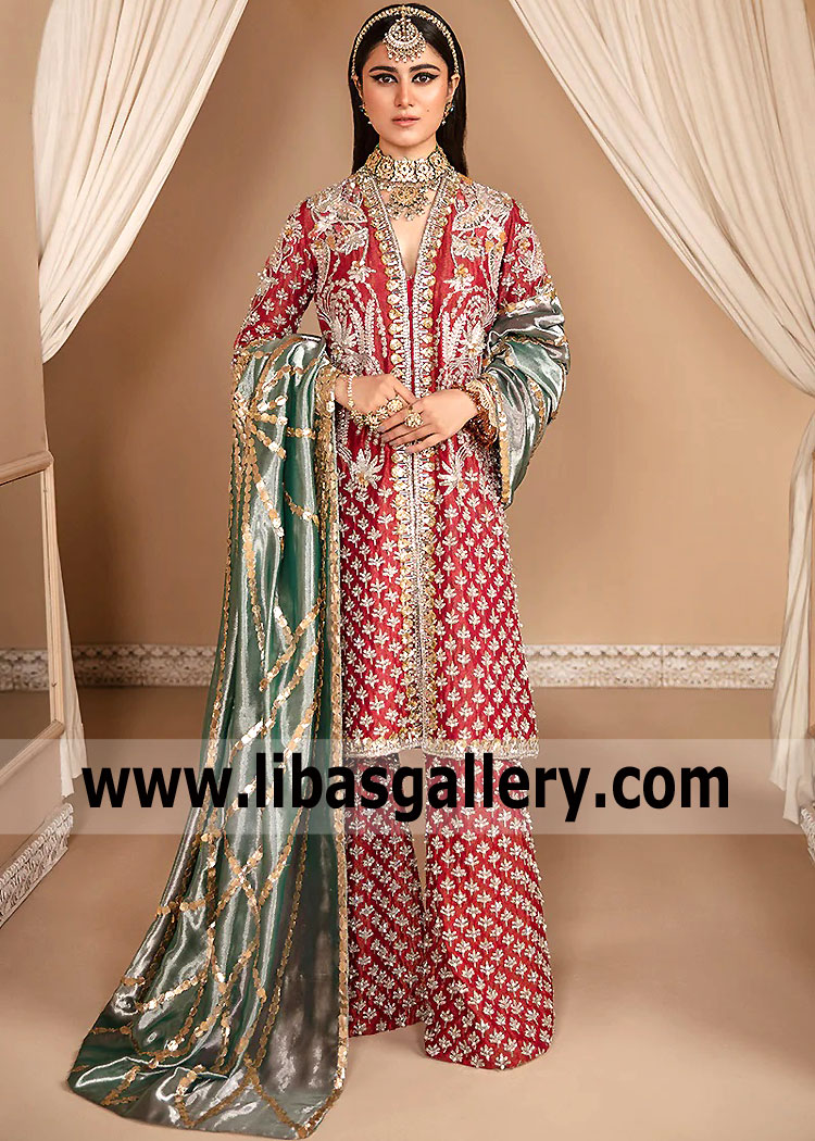 Deep Red Outfits For Newly-Wed Brides Richardson Texas USA Wedding Dresses Pakistani Deep Red Outfits For Newly-Wed Brides Richardson Texas USA Wedding Dresses Pakistani