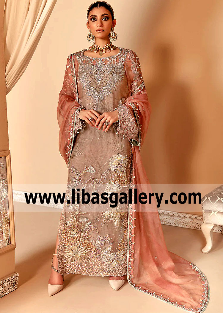 Long Formal Maxi Dresses for Christmas Boxboro Massachusetts USA Eid Embroidered Formal Dresses Pakistan