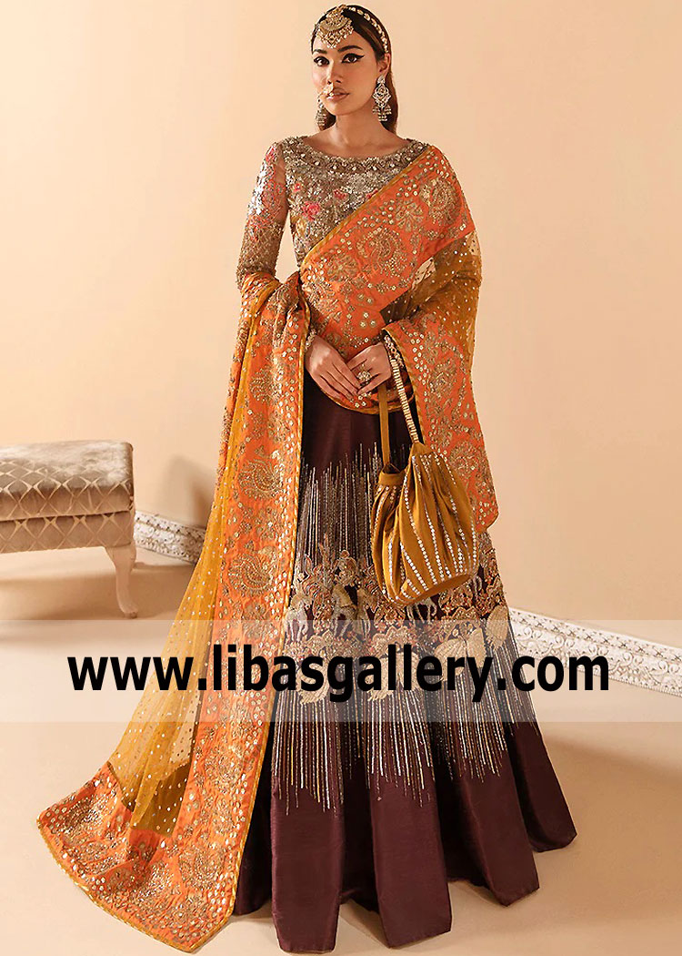 Ethereal Wedding Lehenga Irving Texas TX US Designer Lehenga Choli Collection