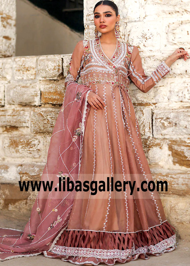 Nida Azwer Angrakha Dress Designer Angrakha for Brides Wedding Bridal Party UK USA Canada Australia Nida Azwer Angrakha Dress Designer Angrakha for Brides Wedding Bridal Party UK USA Canada Australia