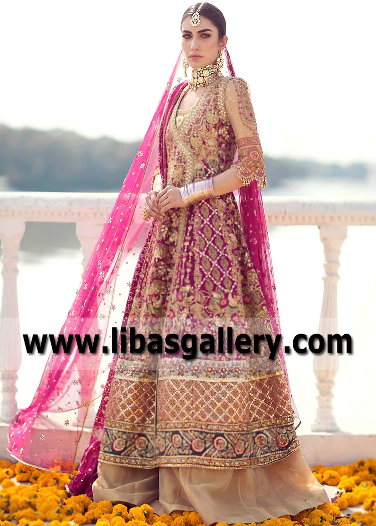 Deep Cerise Angrakha Lehenga Suit Pakistani Designer Angrakha Lehenga Suits Deep Cerise Angrakha Lehenga Suit Pakistani Designer Angrakha Lehenga Suits