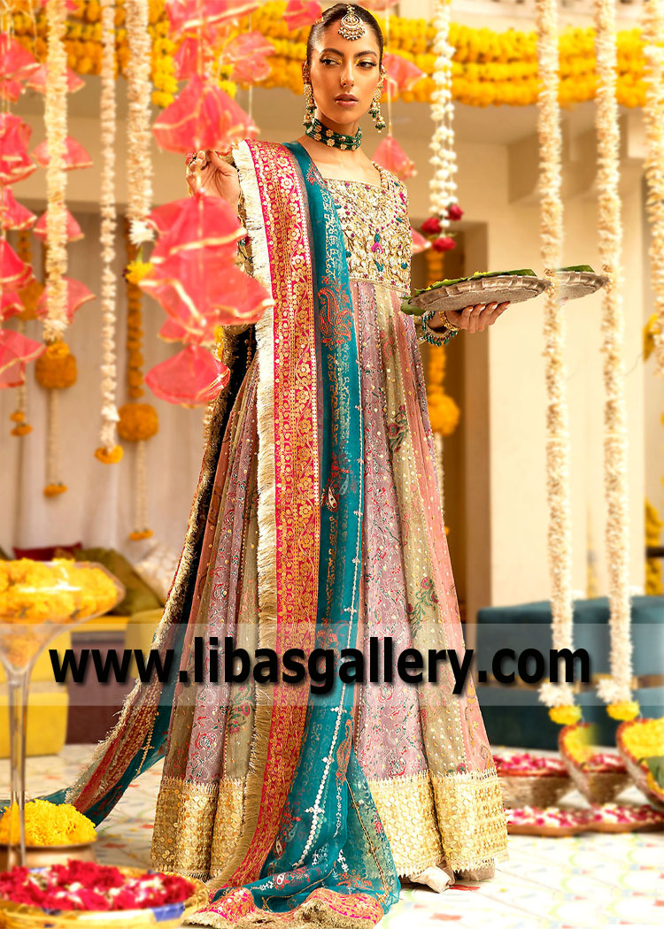 Latest Anarkali Dresses for Mehendi Indian Anarkali Dresses Pakistani Anarkali Dresses