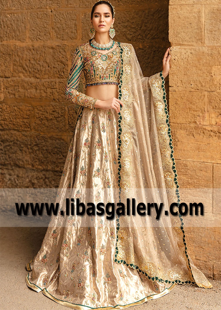 Pakistani Bridal Lehenga Choli Leicester UK Tena Durrani Lehenga Dresses Collection for Newlyweds Pakistani Bridal Lehenga Choli Leicester UK Tena Durrani Lehenga Dresses Collection for Newlyweds