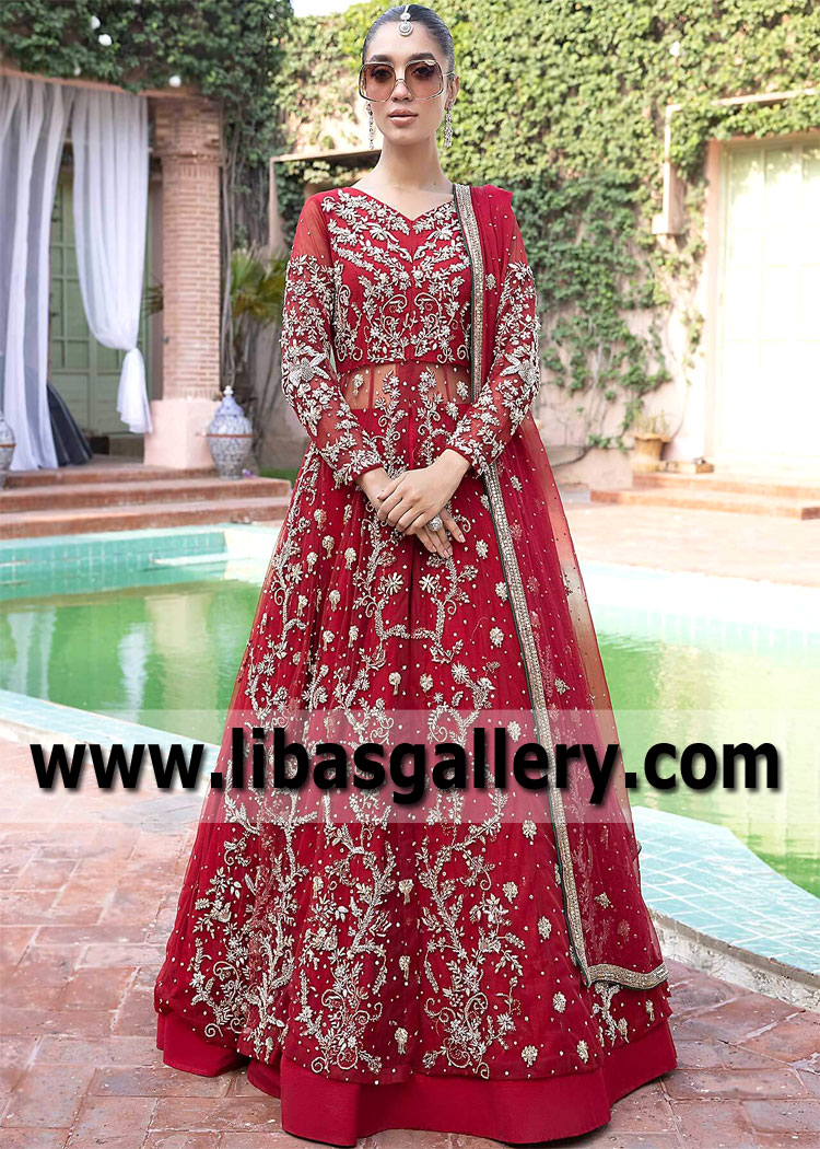 Traditional Pishwas Lehenga UK USA Canada Australia Latest Wedding Pishwas Lehenga Designs