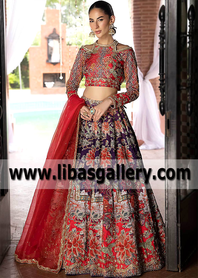 Pakistani Wedding Lehenga Choli Outfit Saddle River New Jersey USA Wedding Lehenga Choli Outfits