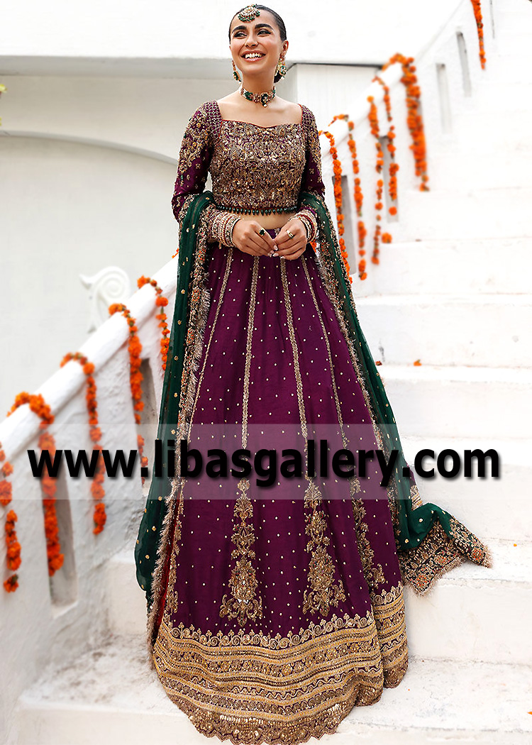 Wedding Lehenga Dresses Heights Garden City Michigan Designer Aisha Imran Lehenga for Shendi Pakistan Wedding Lehenga Dresses Heights Garden City Michigan Designer Aisha Imran Lehenga for Shendi Pakistan