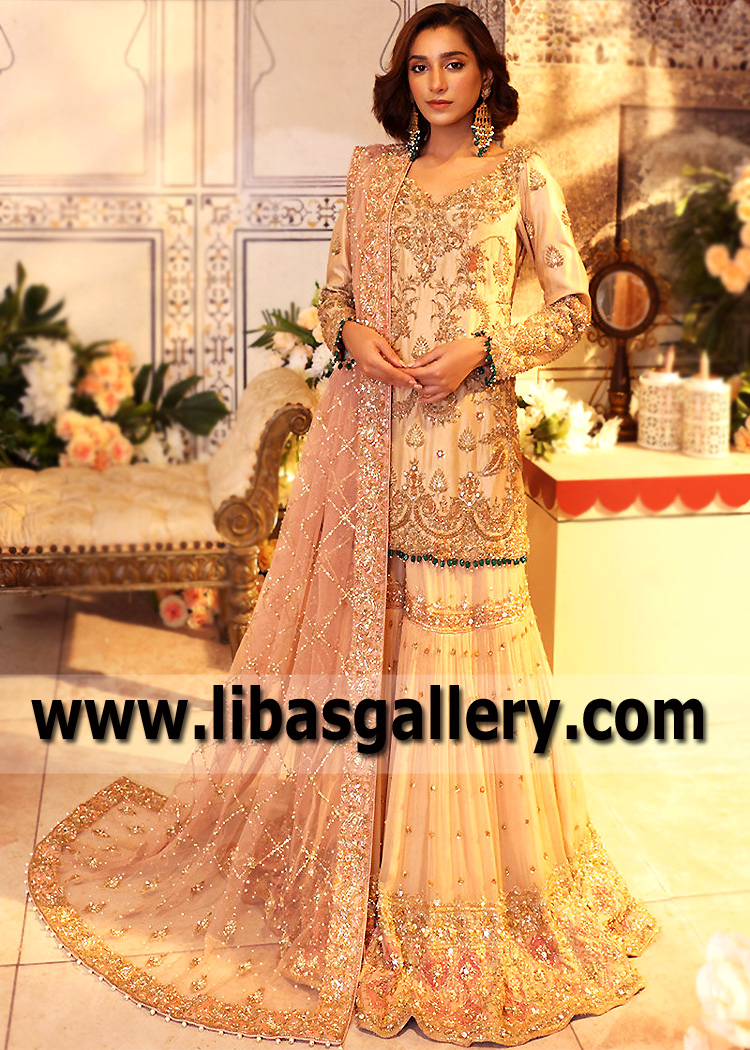 Pakistani Bridal Gharara for Nikah Bridal Gharara for Special Occasion UK USA Canada Australia Pakistani Bridal Gharara for Nikah Bridal Gharara for Special Occasion UK USA Canada Australia