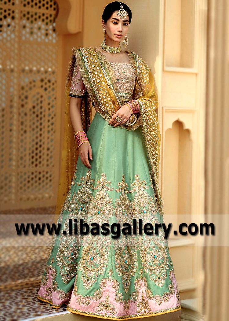 Asian Wedding Lehenga Choli Dresses Pittsburgh Pennsylvannia PA US Aisha Imran Wedding Lehenga Choli Dresses
