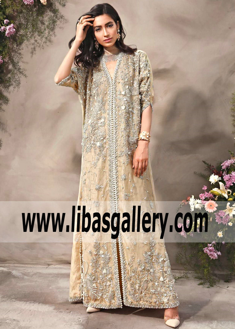 kaftan dresses by pakistani designers