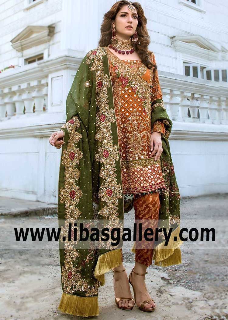 party wear angrakha style dresses