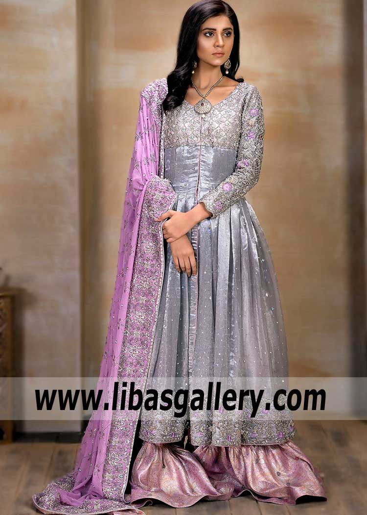 Beautiful Wedding Dresses Bridal Heavy Embellished Anarkali Bridal Dresses Stockholm Sweden