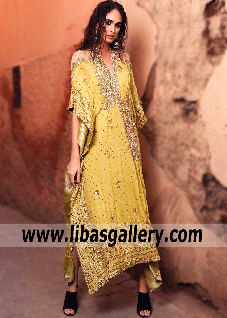 Farah Talib Aziz Occasion Wear Kaftan Collection USA Deerfield Illinois Party Wear 2020 Shop Online