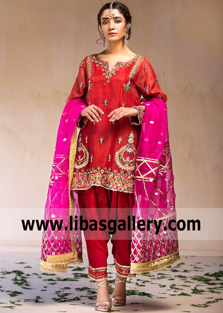Latest Party Dresses Dallas Texas TX US Pakistani Designer Party Dresses Shalwar Kameez Designs