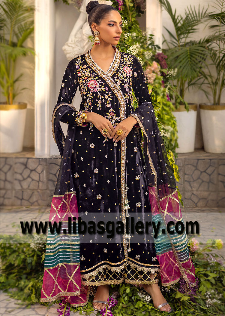 Indain Angrakha Velvet Dresses Bradford UK Angrakha Party Dresses Designer Party Dresses Indain Angrakha Velvet Dresses Bradford UK Angrakha Party Dresses Designer Party Dresses