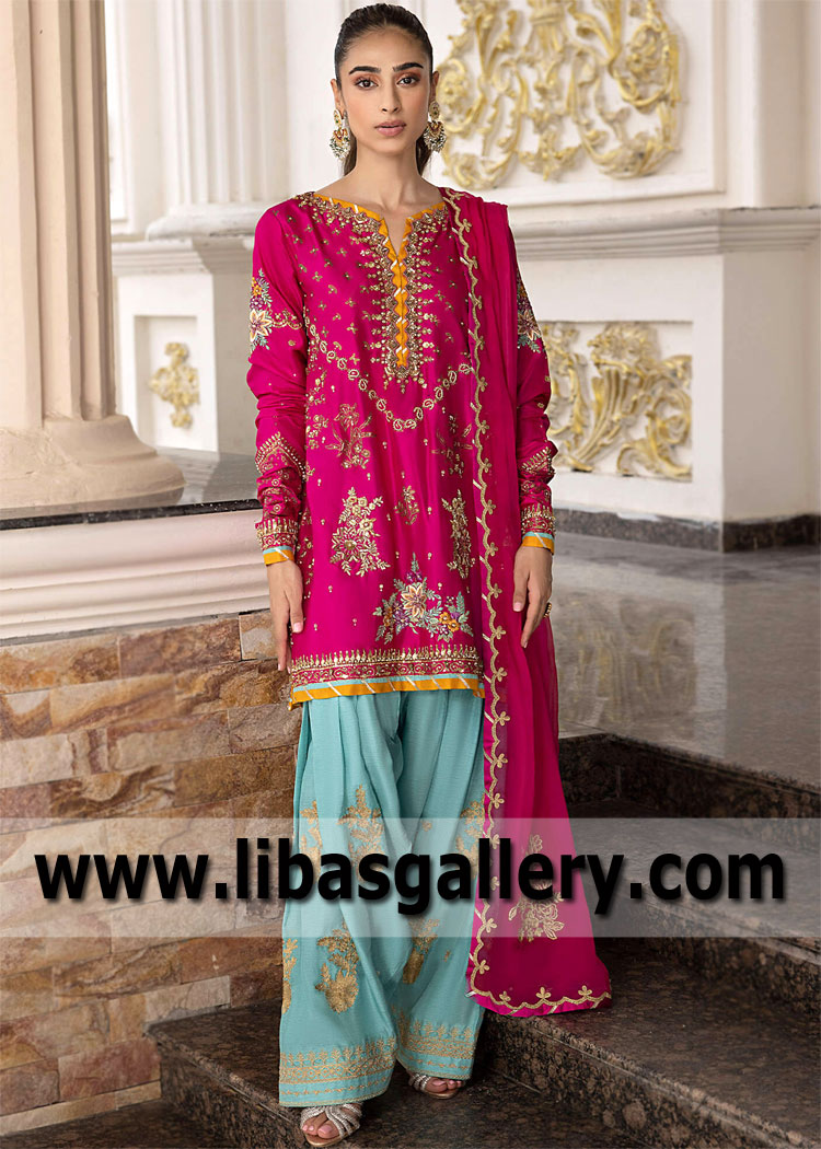 Indian Pakistani Kurta Style Suits Shalwar Kameez Designs Garden City UK Latest Party Wear
