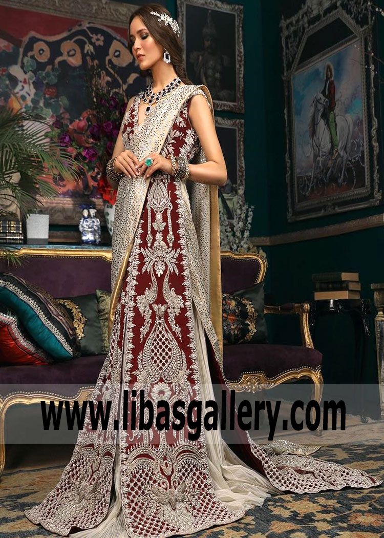 Luxurious Bridal Lehenga Orlando Florida USA Sana Safinaz Latest Pakistani Designer Lehenga Shop
