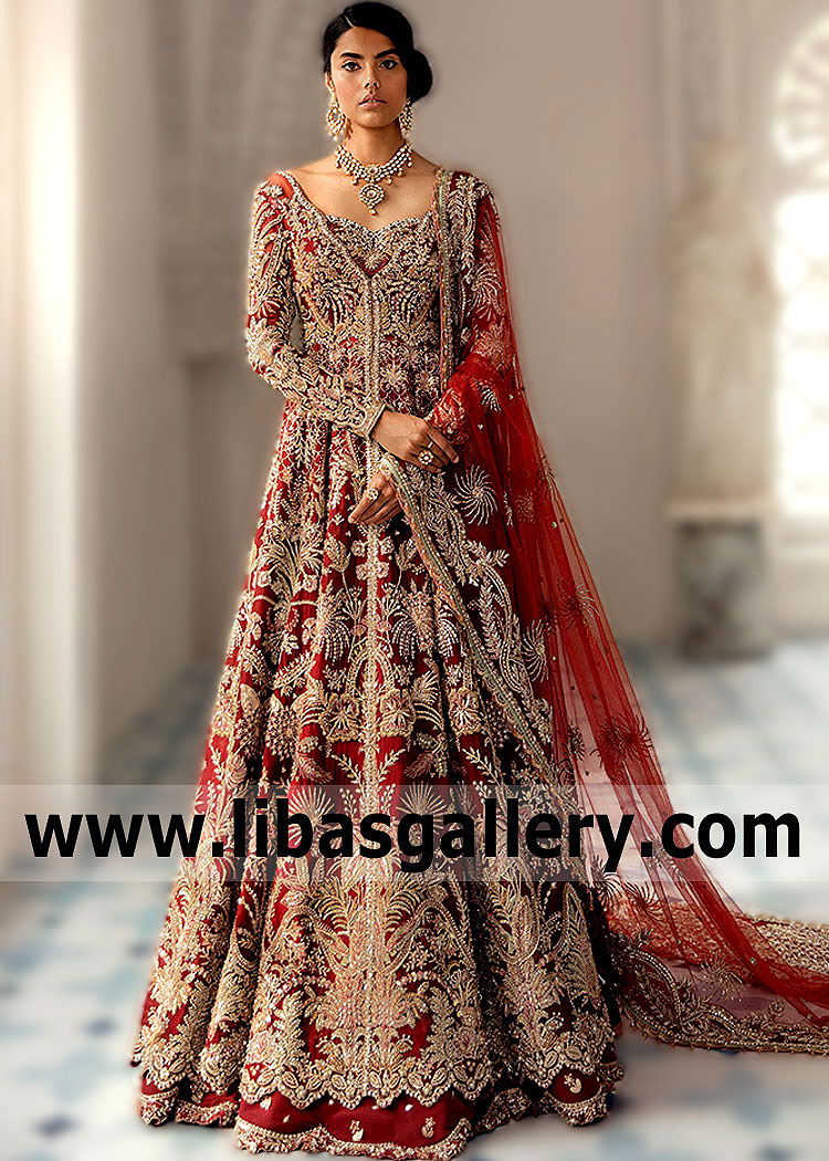 Latest Pakistani Pishwas Dresses for Wedding Suffuse by Sana Yasir Trendiest Pakistani Bridal Pishwas