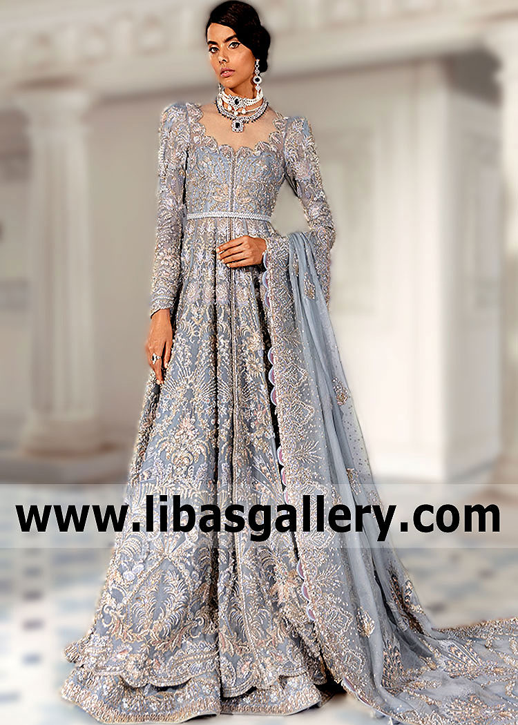 Royal Chic Bridal Dresses Pakistani Wedding Dresses Suffuse by Sana Yasir Halifax UK Reception Dresses