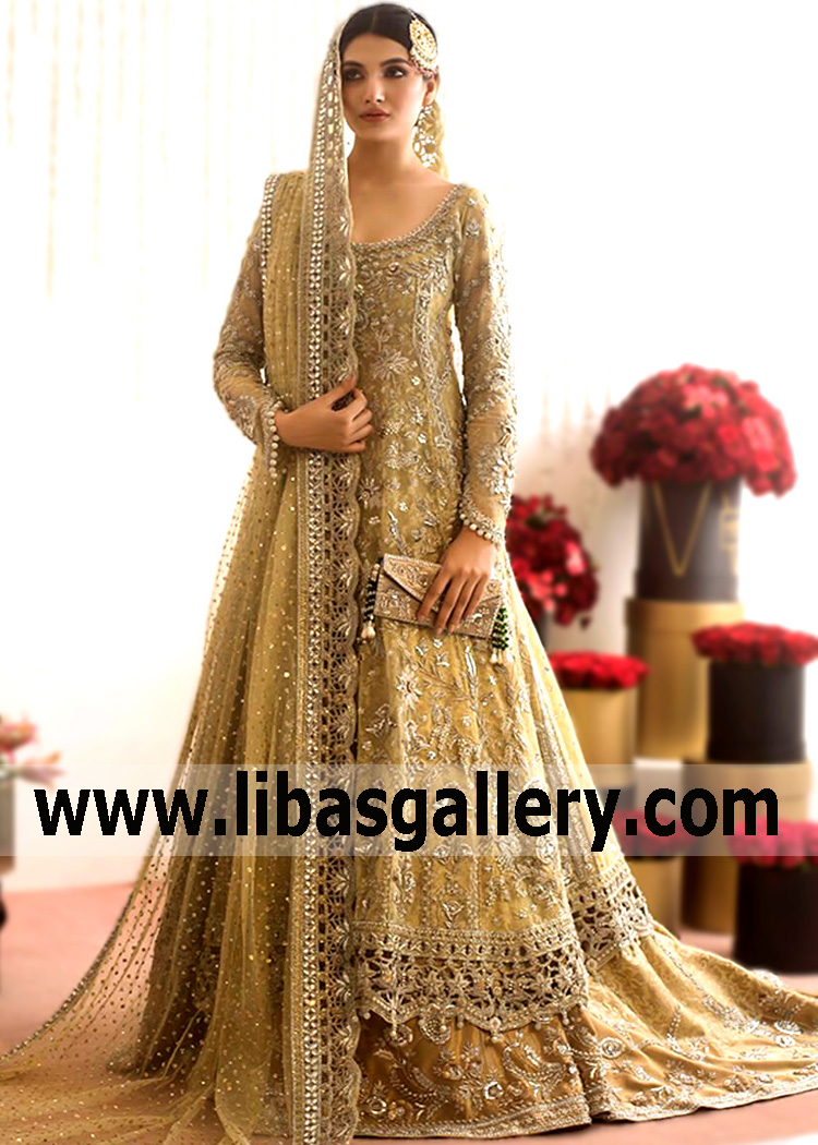 Latest Wedding Lehenga Dresses Bell Bar UK Sania Maskatiya Bridal Lehenga for Reception or Walima