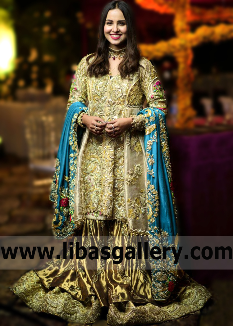 Bridal Gharara Hobart Australia Latest Souchaj Bridal Gharara Designs