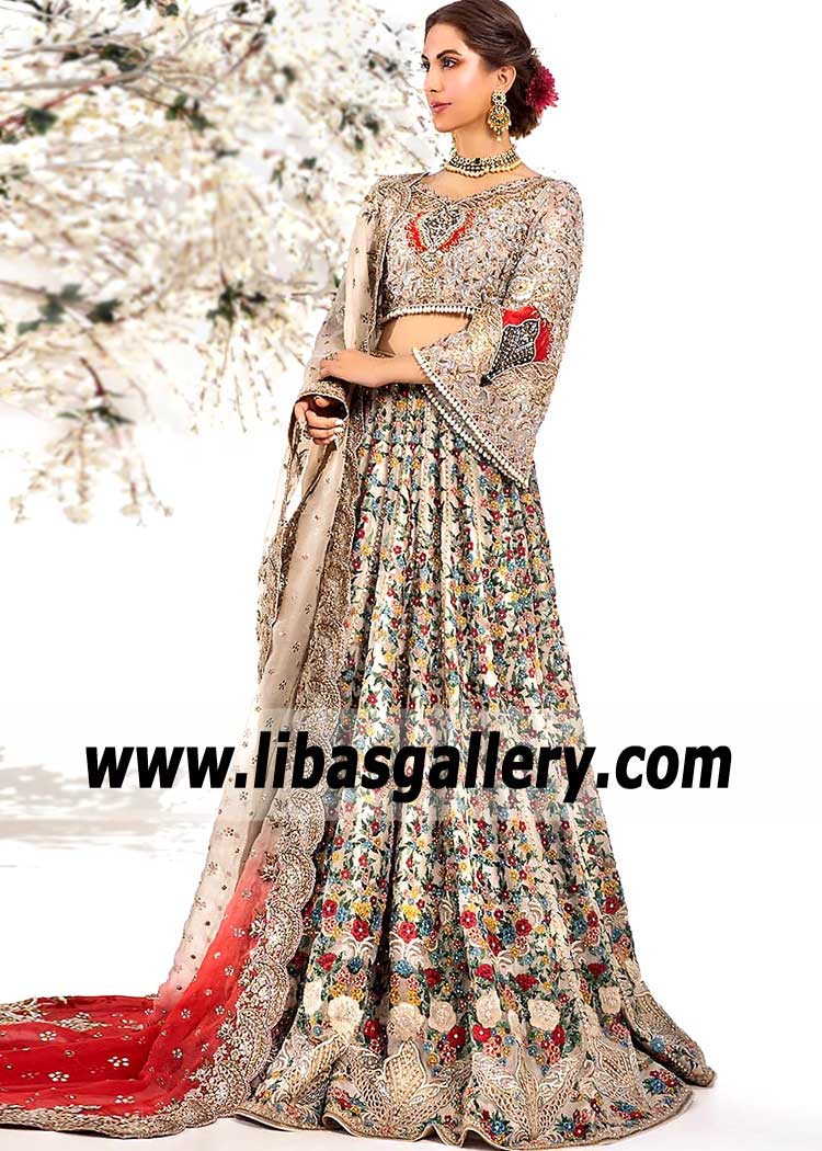 Latest Bridal Lehenga Choli Dallas Texas USA Tena Durrani Bridal Lehenga Pakistani Lehenga Suits