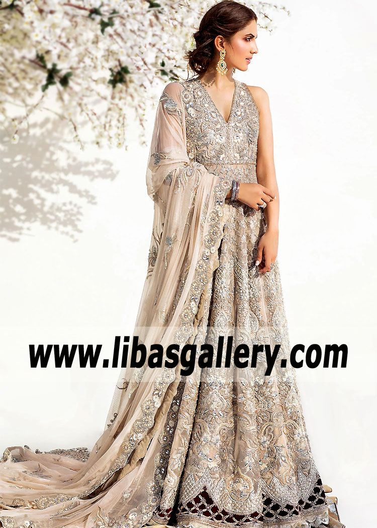 Latest Tena Durrani Bridal Wear Lehenga Dresses UK USA Canada Wedding Gown Anarkali Bridal