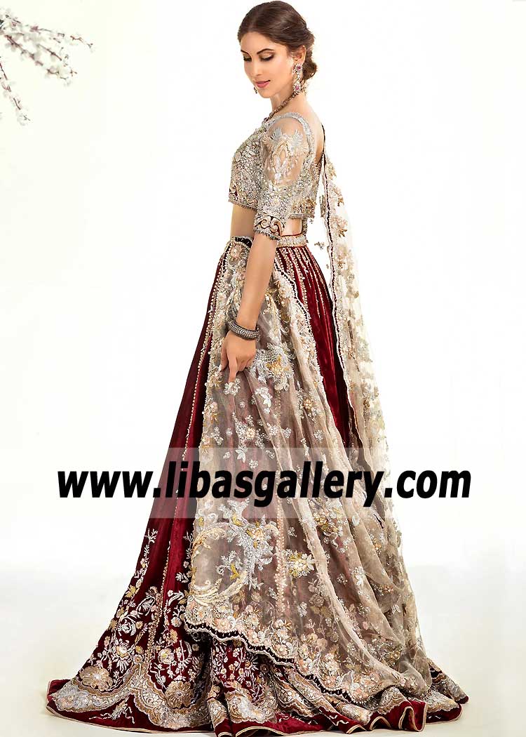 Best Designer Tena Durrani Bridal Lehenga UK USA Canada Pakistani Designer Lehenga Shops