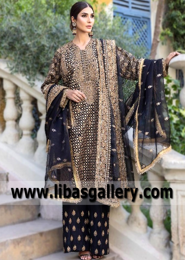 Pakistani Bridal Formal Dress Vestal New York USA Designer Bridal Party