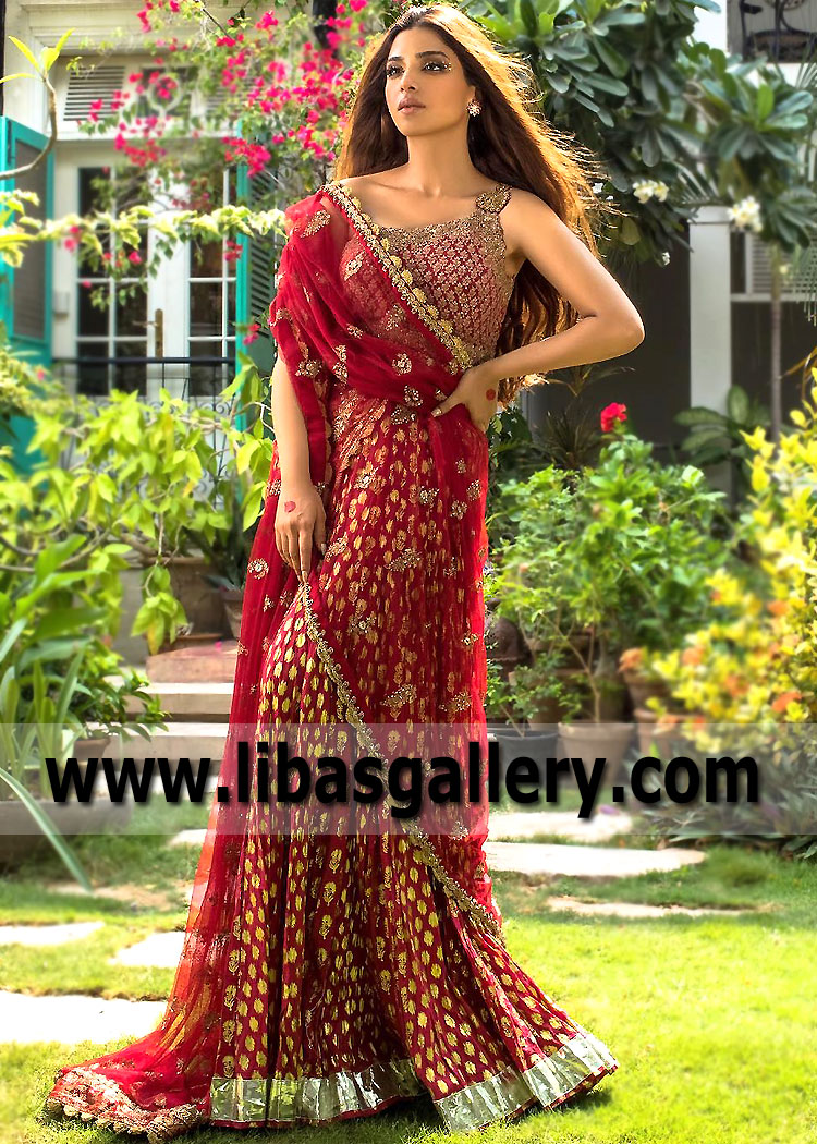 Umar Sayeed Couture Luxury Formal Dresses, Elegant Lehenga Choli Dresses And Luxury Evening Dresses