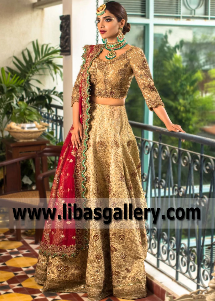 Umar Sayeed Bridal Lehenga Choli Bellerose New York USA Bridal Lehenga for Wedding Or Special Occasions