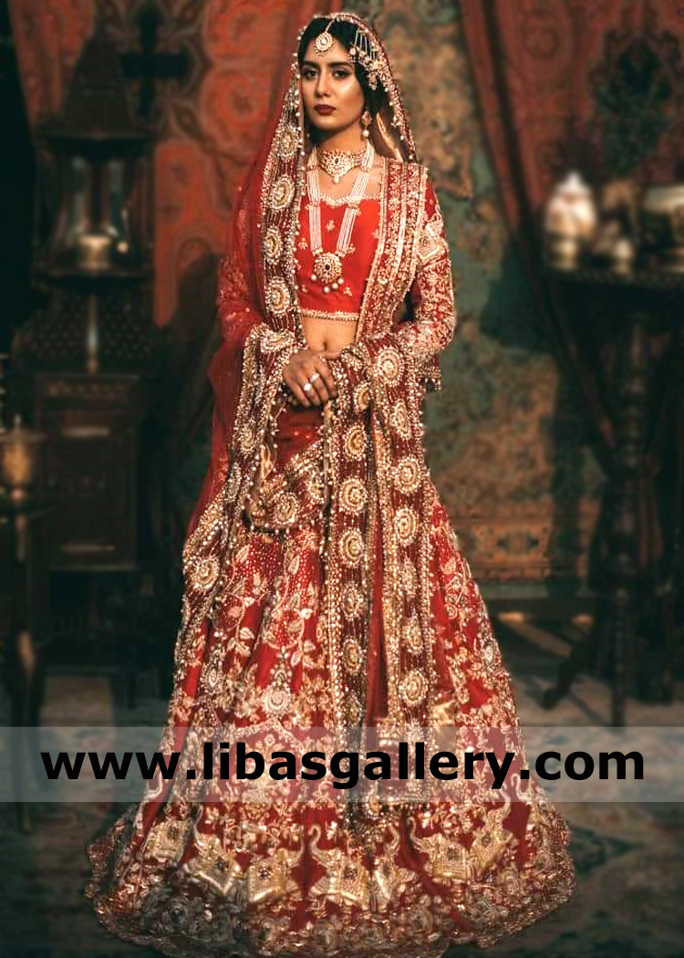 Ali Xeeshan Wedding Dresses & Bridal Lehengas Virginia Maryland USA Barat Bridal Dresses Designs