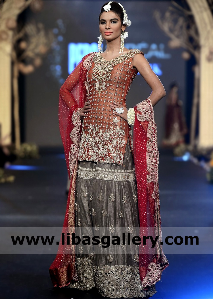 Elan Wedding Dresses Bridal Wear Barat Dresses Buckinghamshire UK Gharara Dresses