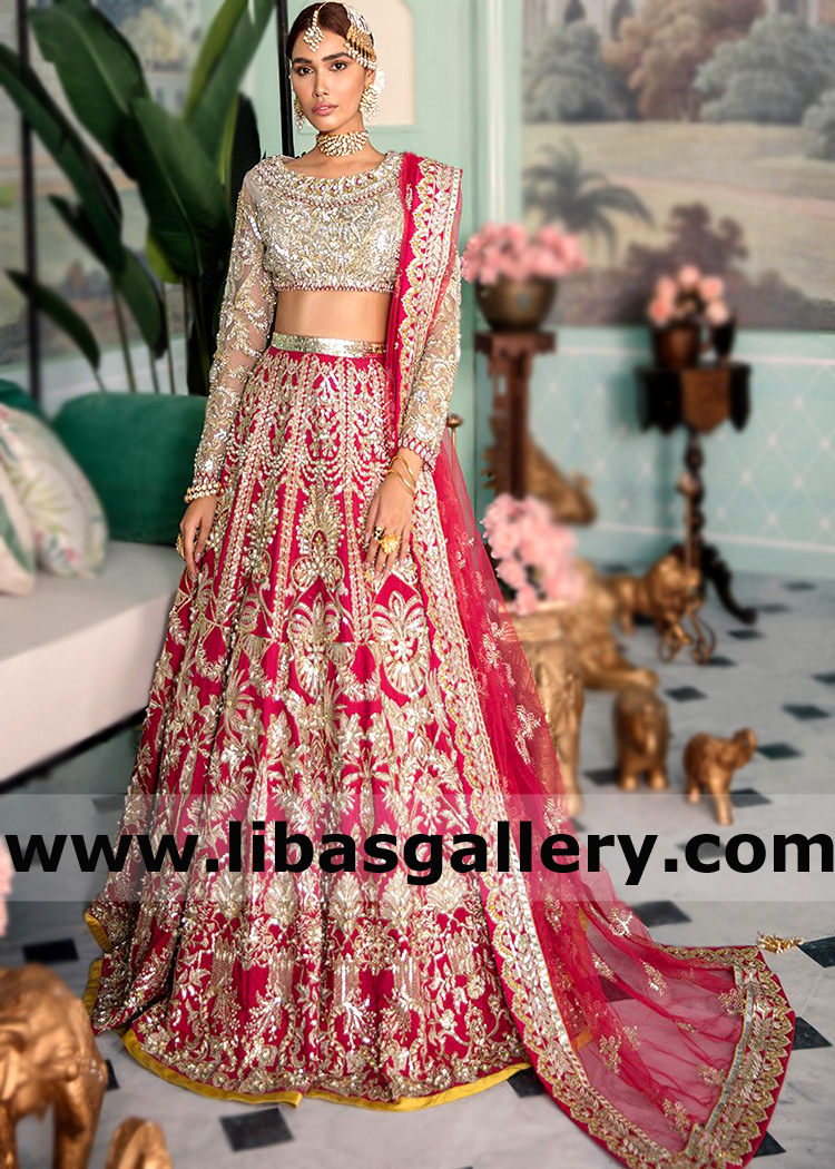 pakistani designer lehenga