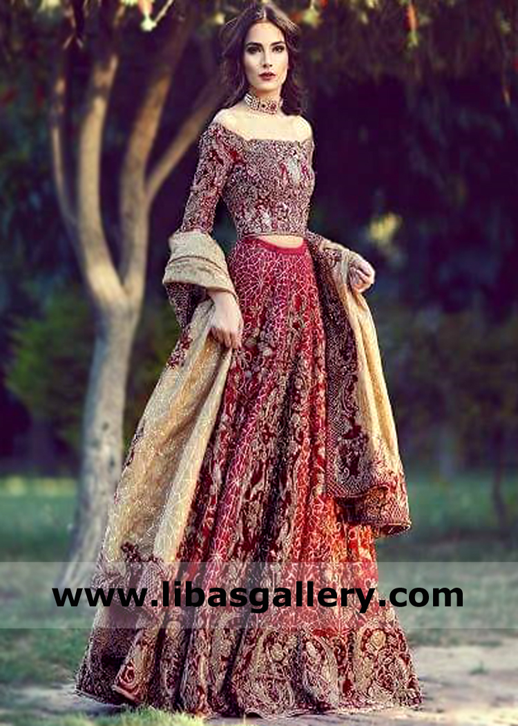 Pakistani Designer Farah & Fatima Lehenga Choli Collection Indian Pakistani Bridal Lehenga Choli