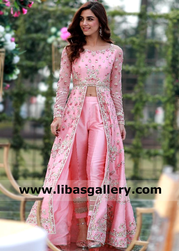 Indian Pakistani Bridal Anarkali USA Deerfield Illinois Faiza Saqlain Bridal Wear