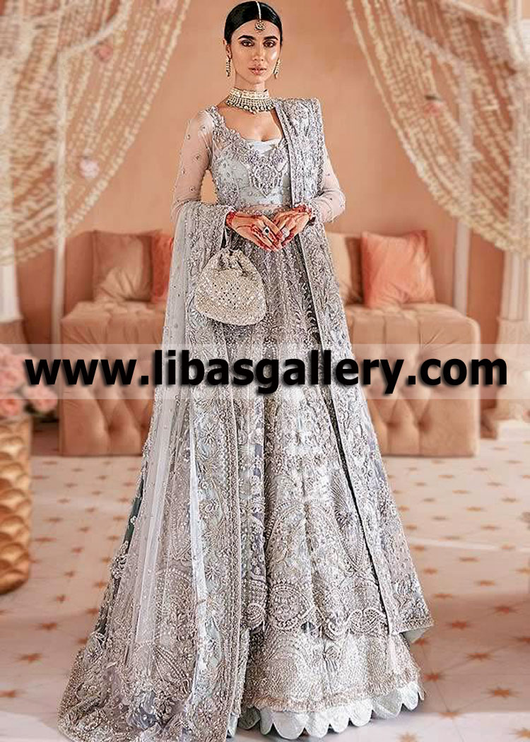 Pakistani Wedding Anarkali Collection Washington DC USA Zaha Wedding Lehenga Collection