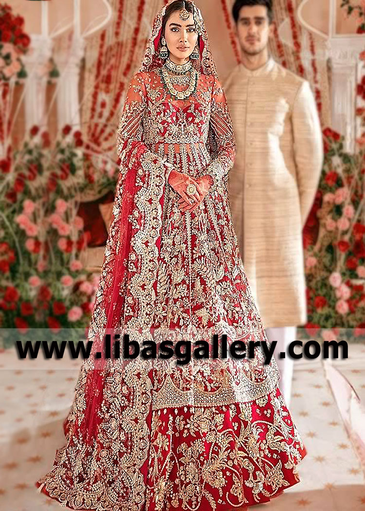 Latest Pakistani Bridal Dresses | Pakistani Wedding Dresses | Zaha Bridal Wear 2022