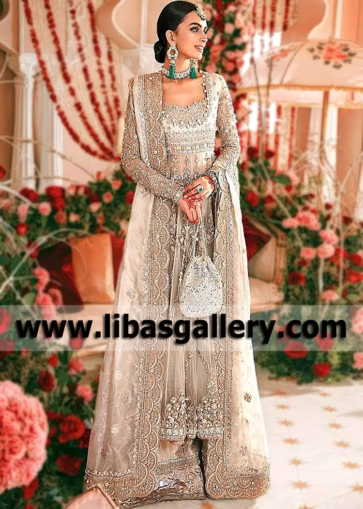 Pakistani Indian Bridal Maxi Laguna Hills California Zaha Bridal Maxi with Sharara