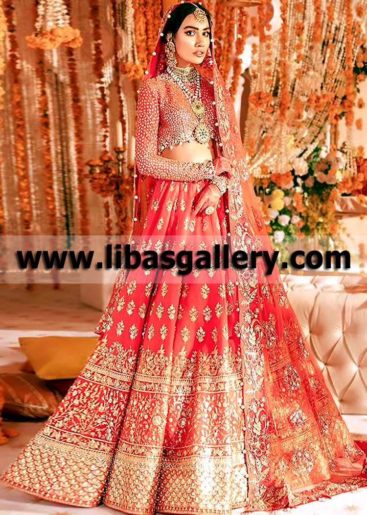 Zaha by Khadijah Shah Wedding Dresses Philadelphia Pennsylvannia PA USA Wedding Lehenga Choli