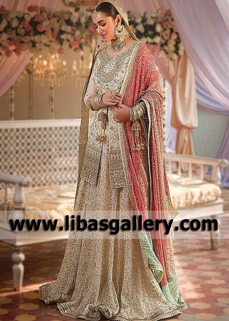 Latest Nikah Dress UK USA Canada Zainab Chottani Nikah Dresses for Bride Lehenga for Nikah