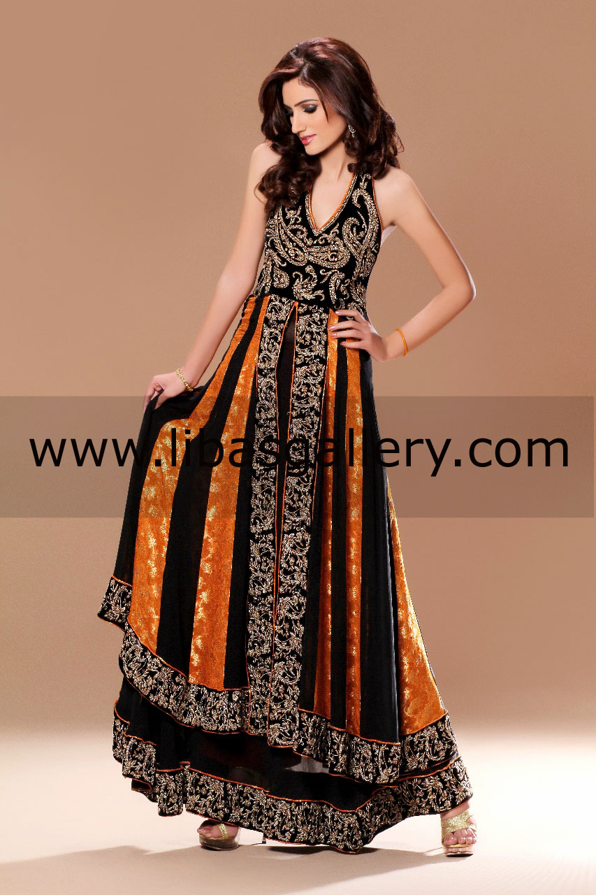 anarkali style lehenga