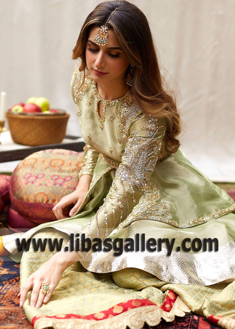 Latest Partywear Peplum Suits Partywear Sharara Suits Novi Michigan USA Online Store Sadaf Fawad Khan