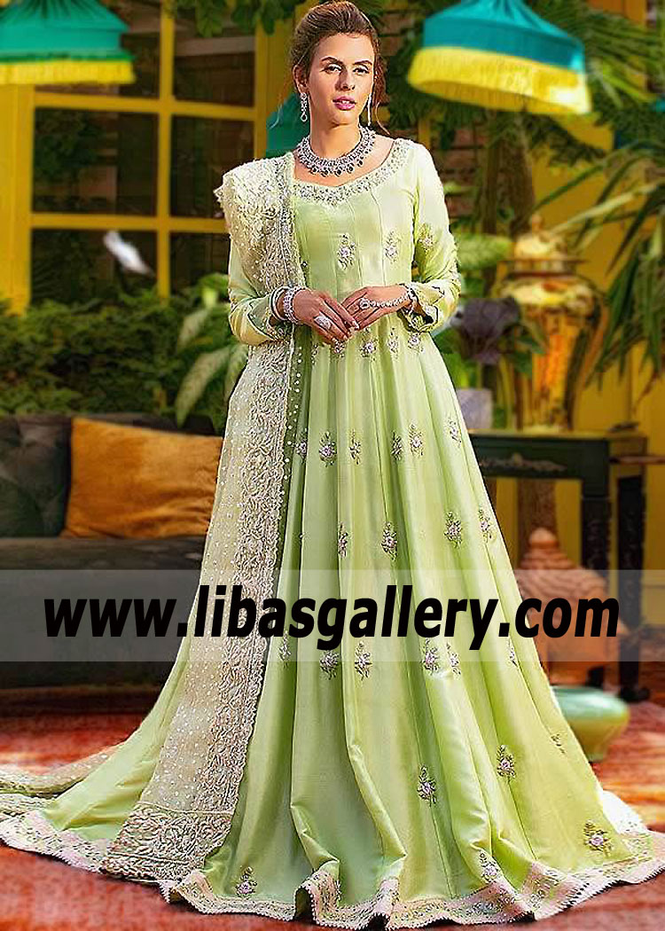 Long Kalidar Pishwas Suits for Special Occasion Glasgow Scotland Dresses Pakistani Wedding Dresses