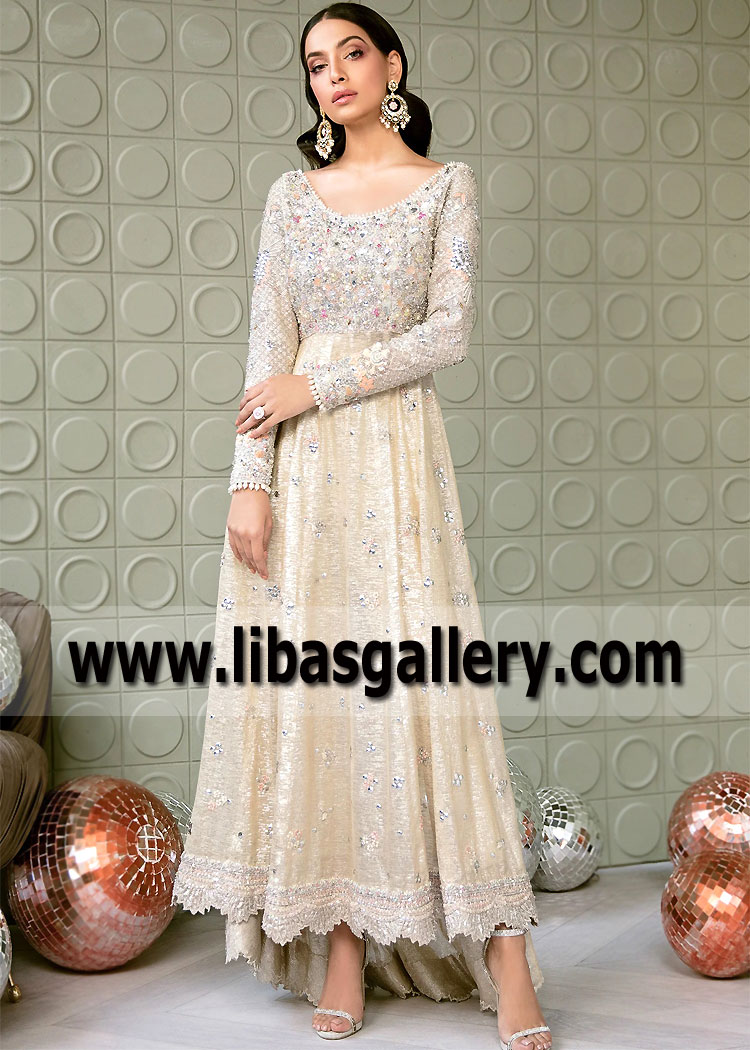 High Low Gown Pakistan Bridal Gown Netherland Holland Pakistani Designer Bridal Gown
