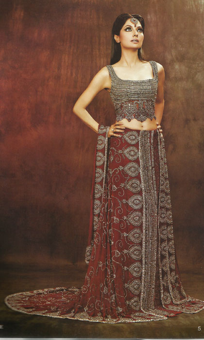 sharara choli dress