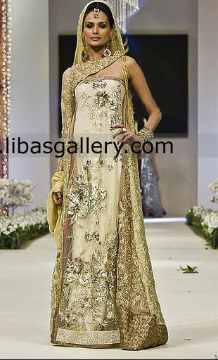 Buy Pantene Bridal Couture Week Bina Sultan Collection, Bridal Gown Designs by Designer Bina Sultan UK, Manchester,Birmingham, London Online Shop